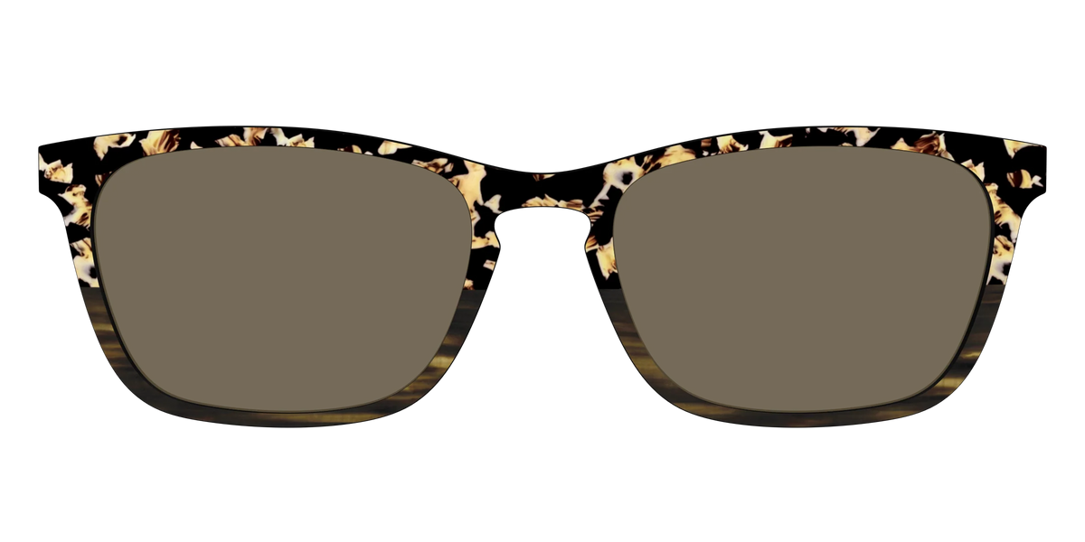 The Polarized Caramel Tortoise Horn Split Sun Top