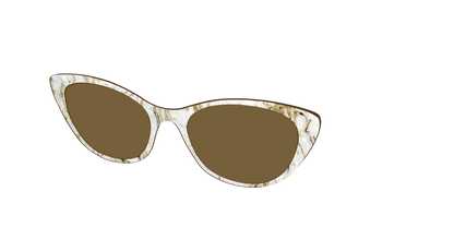 The Polarized Ivory Sand Pearl Shell Sun Top