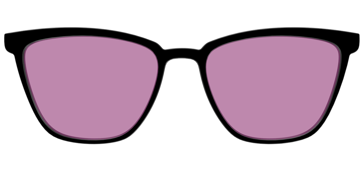 The Black with Pink Racquet Sport Lens