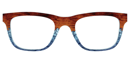 The Blue Wood Waves Crystal