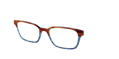 The Blue Wood Waves Crystal