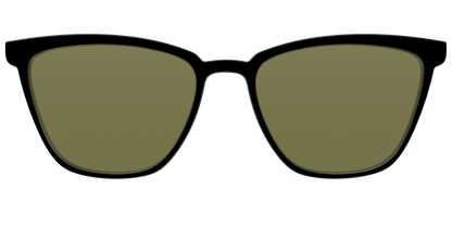 The Black with Green Racquet Sport Lens