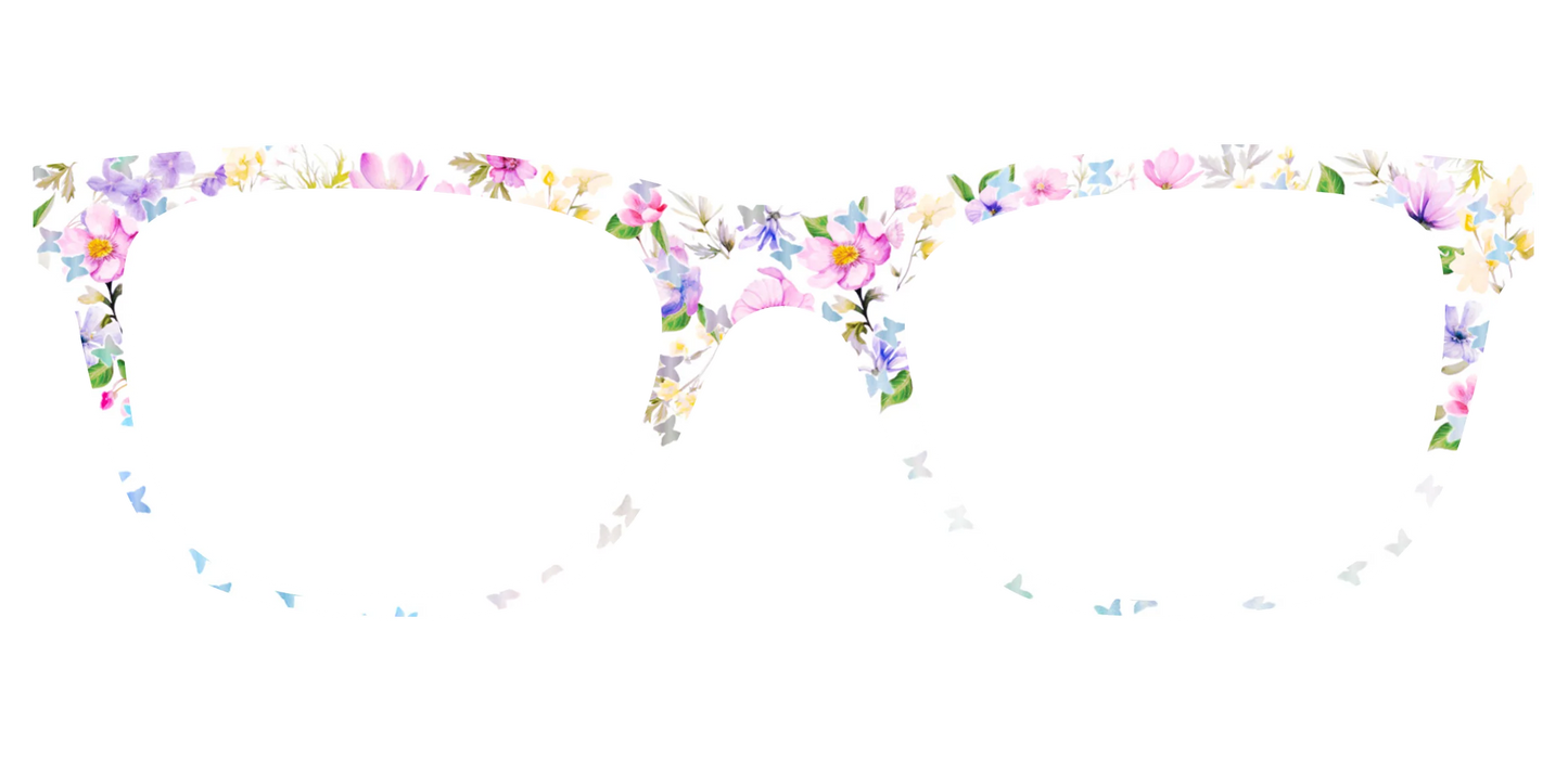 The Delicate Flower Crown with Butterfly Glitter