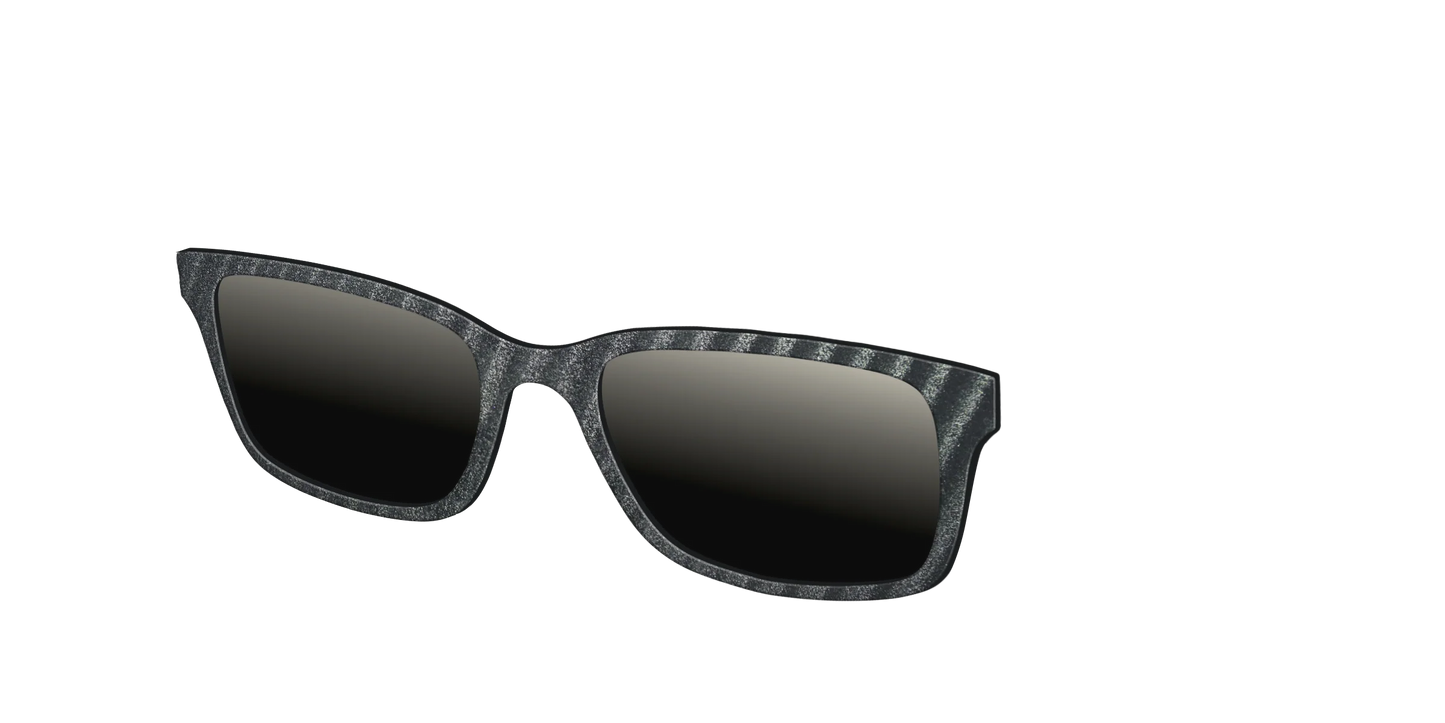 The Polarized Obsidian Stripe Sun Top