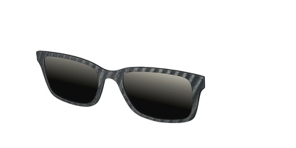 The Polarized Obsidian Stripe Sun Top