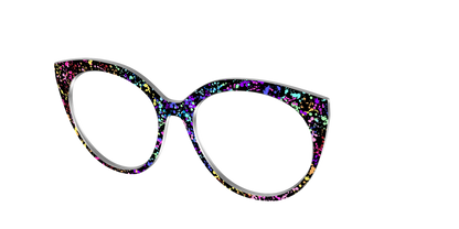 The Rainbow Splatter Black
