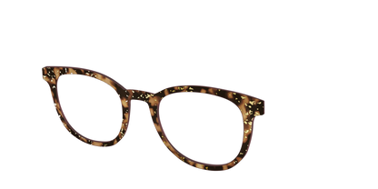The Sandalwood Tortoise with Gold Foil