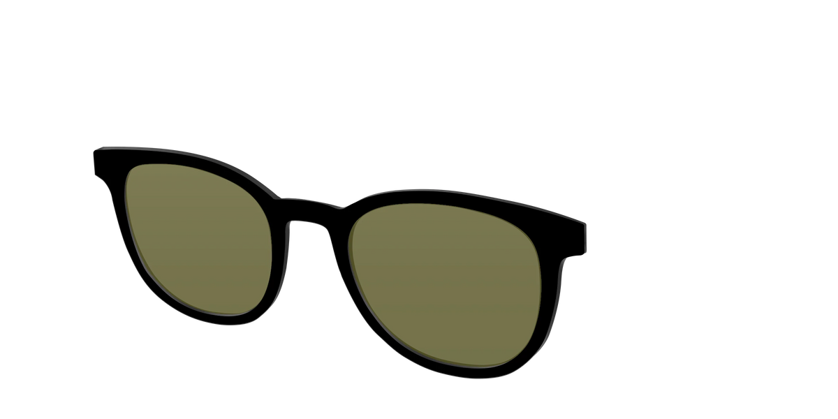 The Black with Green Racquet Sport Lens