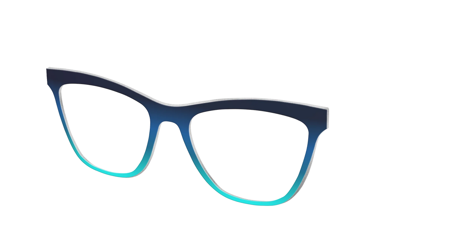 The Royal Blue to Seafoam Gradient