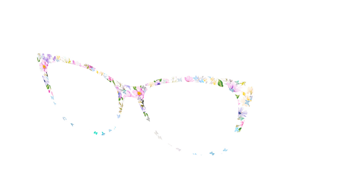 The Delicate Flower Crown with Butterfly Glitter