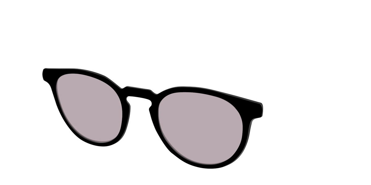 The Black with Gray Gaming Lens