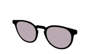 The Black with Gray Gaming Lens