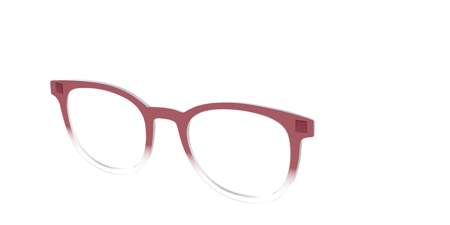 The Burgundy Gradient Crystal
