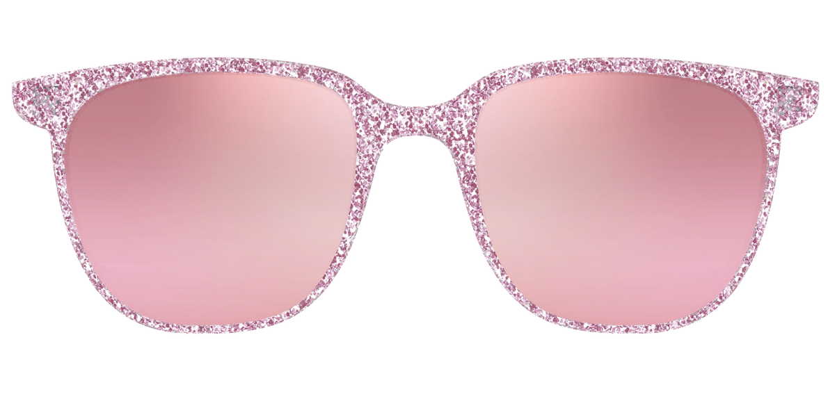 The Polarized Rose Gold Sparkle Sun Top