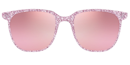 The Polarized Rose Gold Sparkle Sun Top
