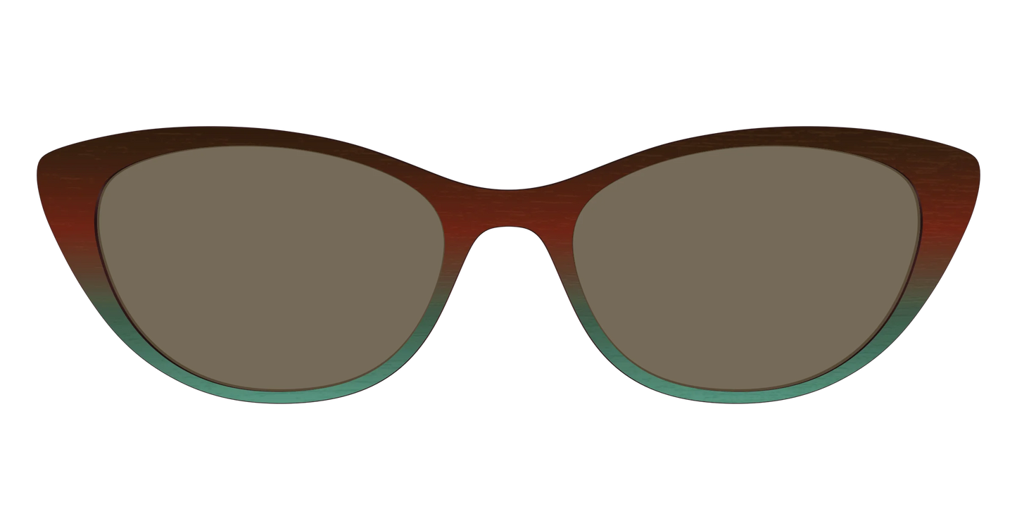 The Polarized Mahogany to Juniper Woodgrain Sun Top