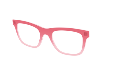 The Red to Coral Gradient Crystal