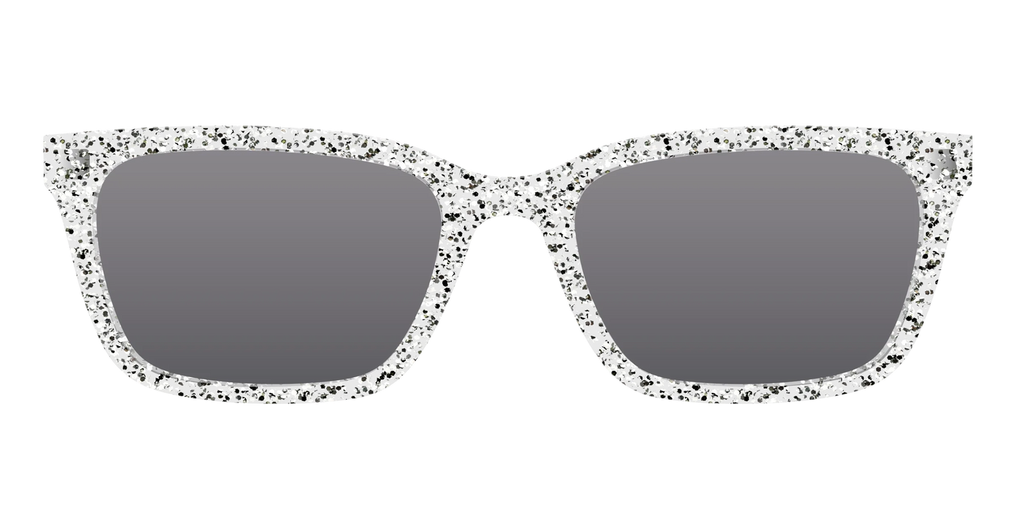 The Polarized Silver Sparkle Sun Top