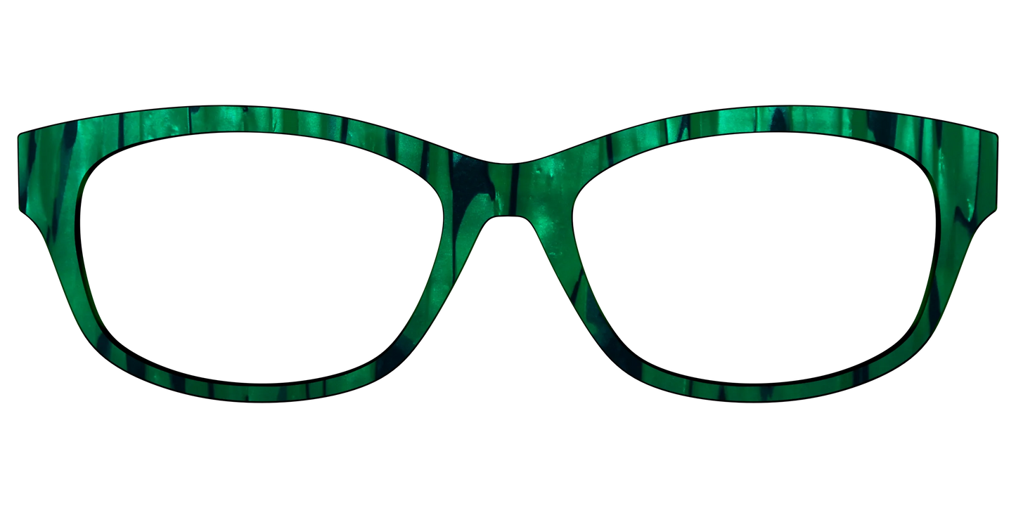 The Emerald Moire Stripes