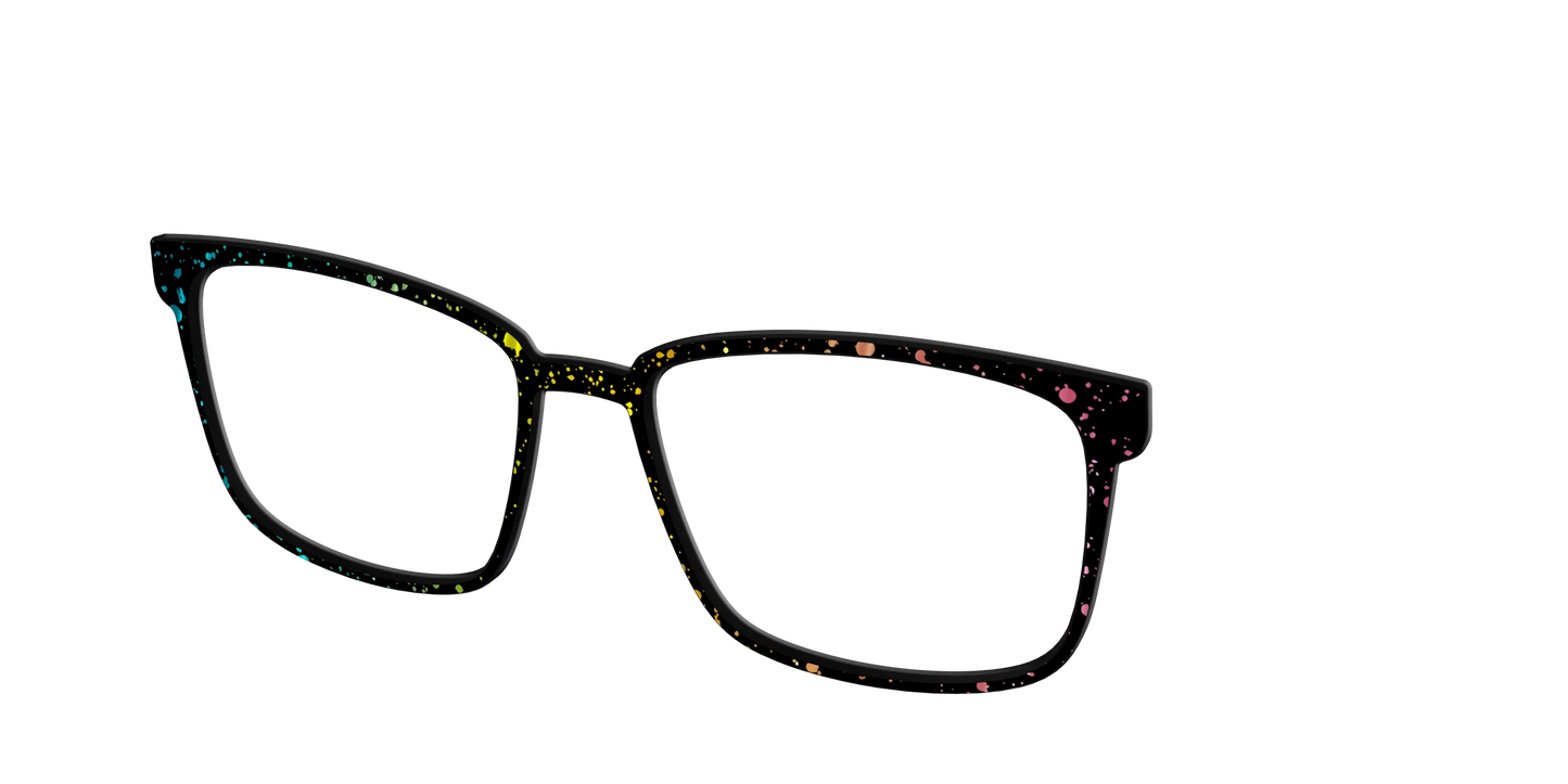 The Rainbow Foil Splatter