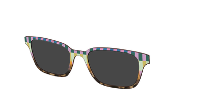 The Polarized Summer Stripes Tortoise Sun Top