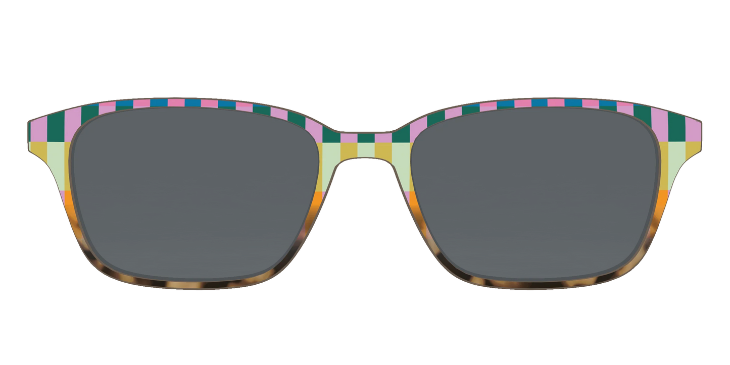 The Polarized Summer Stripes Tortoise Sun Top