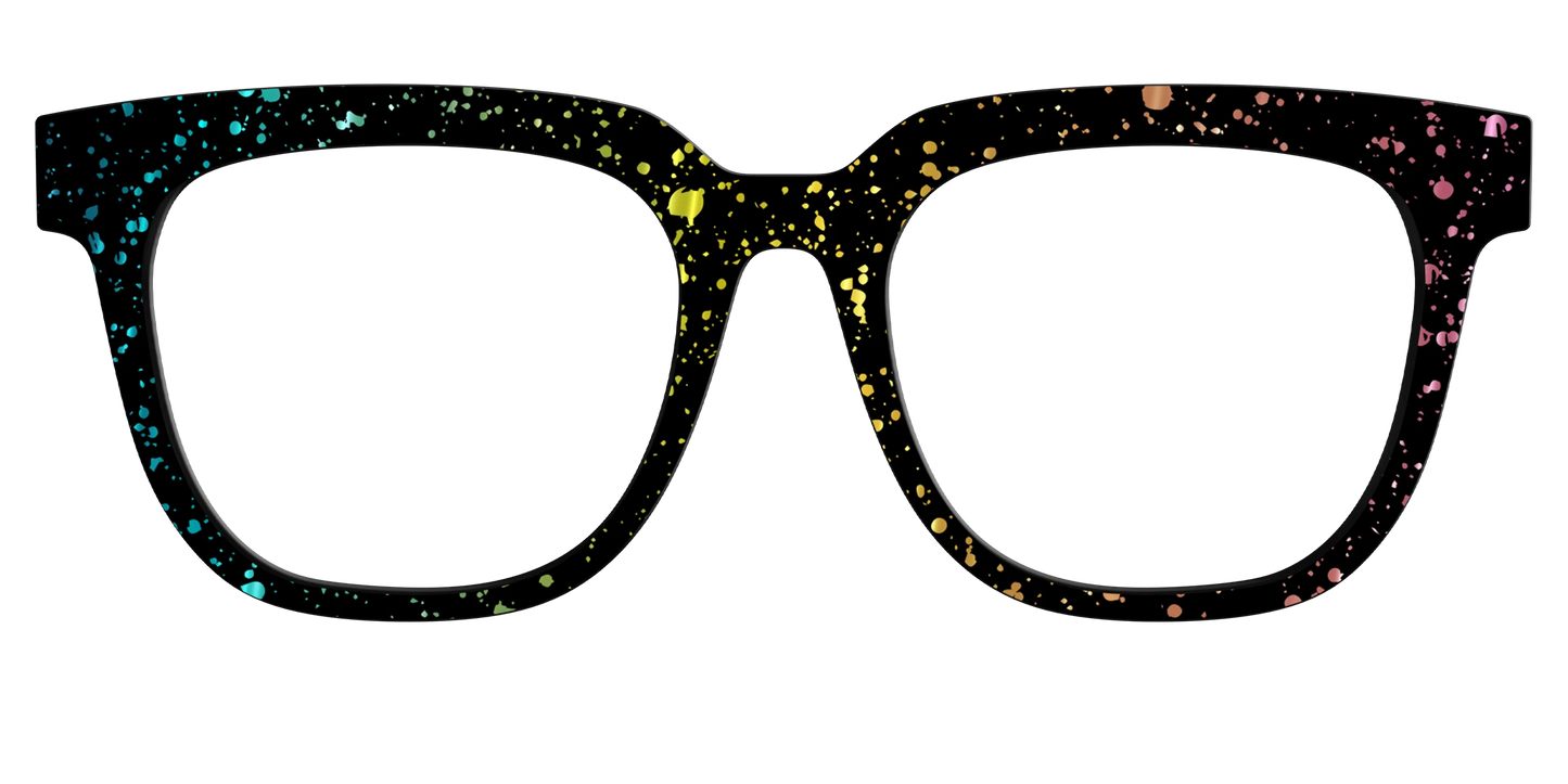 The Rainbow Foil Splatter