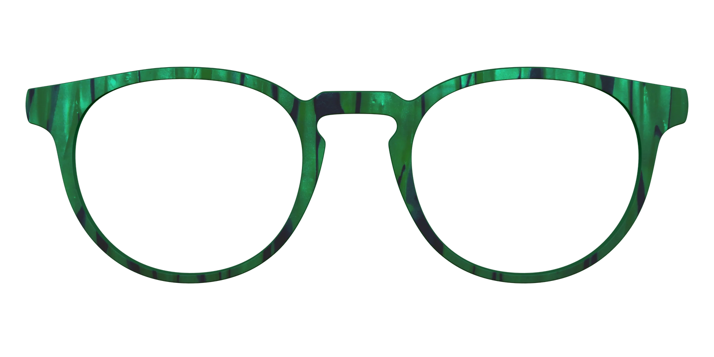 The Emerald Moire Stripes