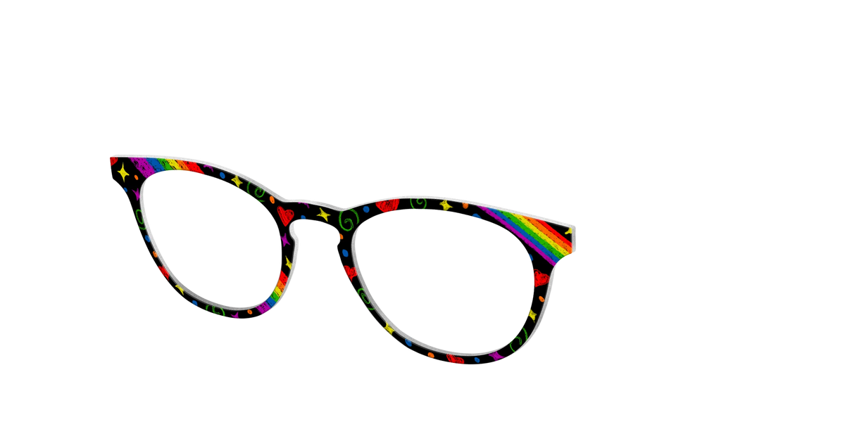 The Rainbow Chalk Doodles