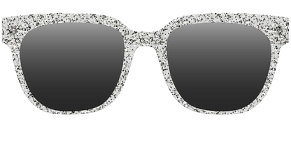 The Polarized Silver Sparkle Sun Top