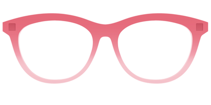 The Red to Coral Gradient Crystal