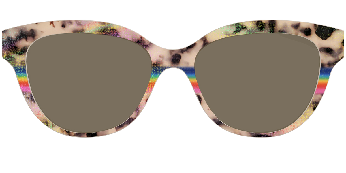 The Polarized Prism Split Tortoise Sun Top