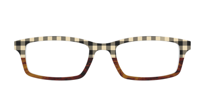 The Ivory Plaid Wood Split