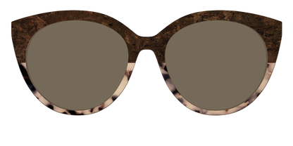 The Polarized Dark Oak Tortoise Split Sun Top