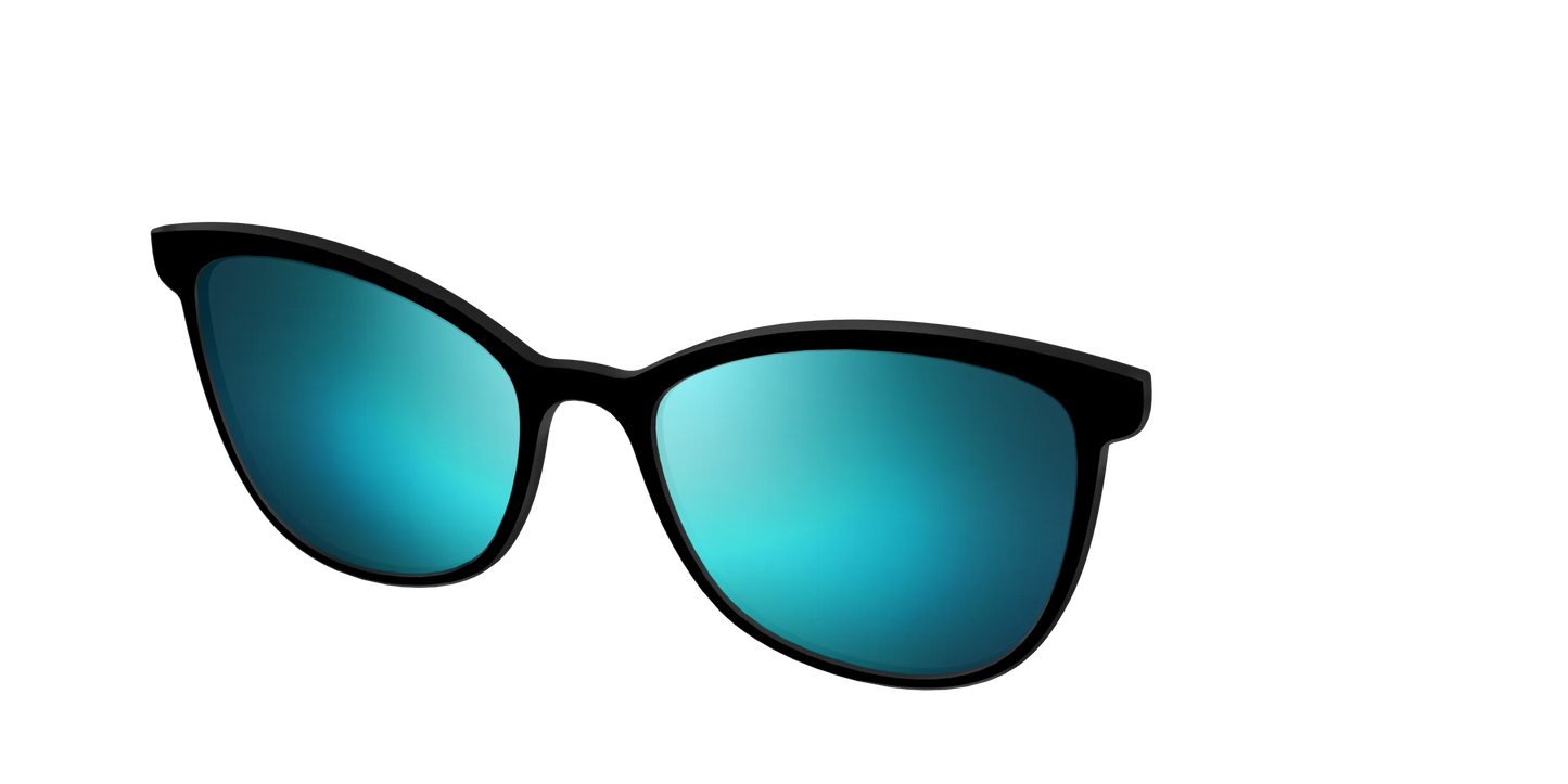 The Polarized Blue Reflective Sun Top