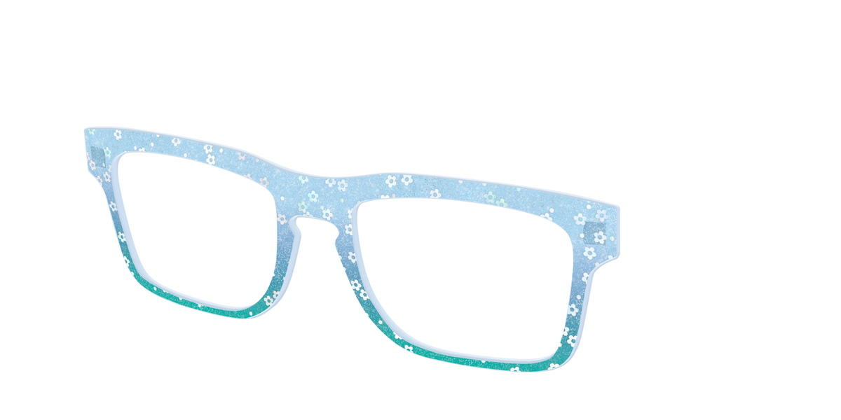 The Sky Blue Crystal with Daisy Glitter