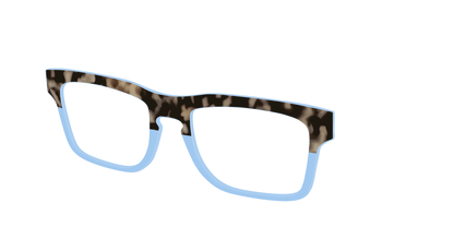 The Denim Tortoise Crystal Split