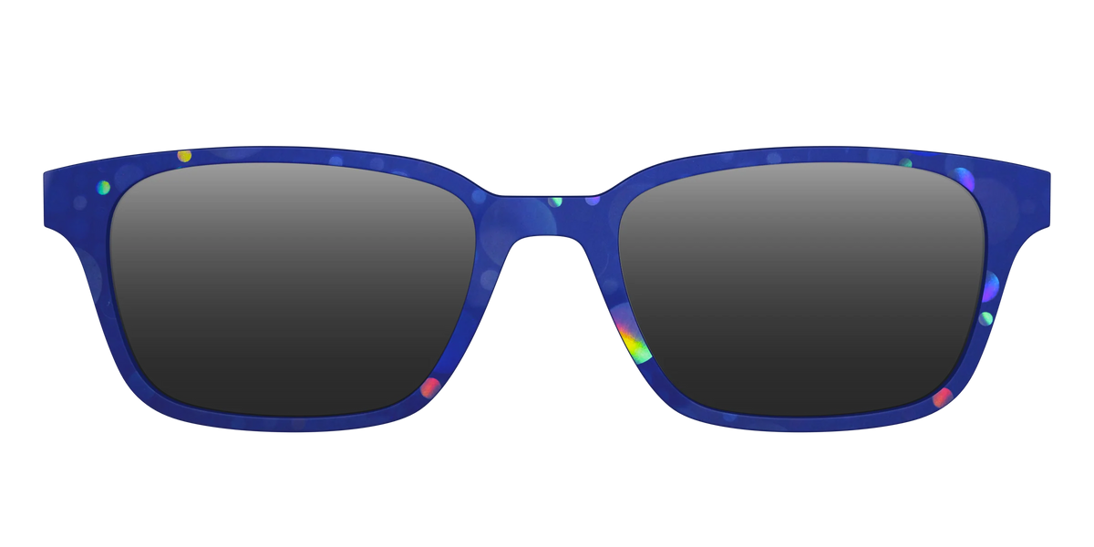 The Polarized Navy Holographic Bubbles Sun Top