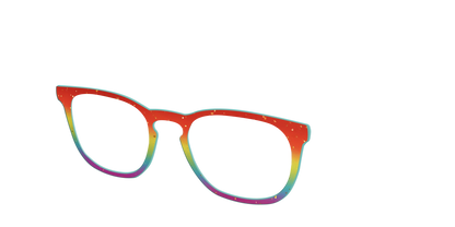 The Spectrum Gradient with Gold Flakes