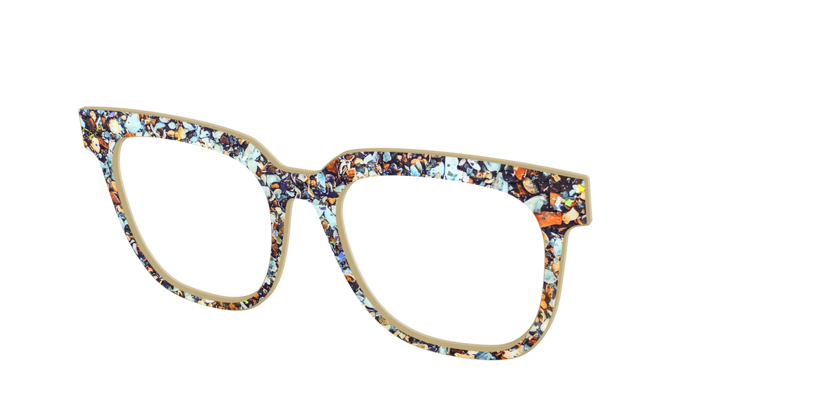 The Seashell Tortoise with Holographic Glitter