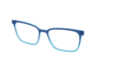 The Indigo to Sky Blue Gradient Crystal