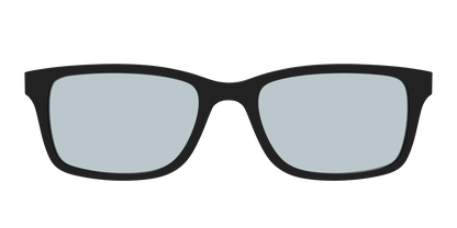 The Black With Slate Blue Lens