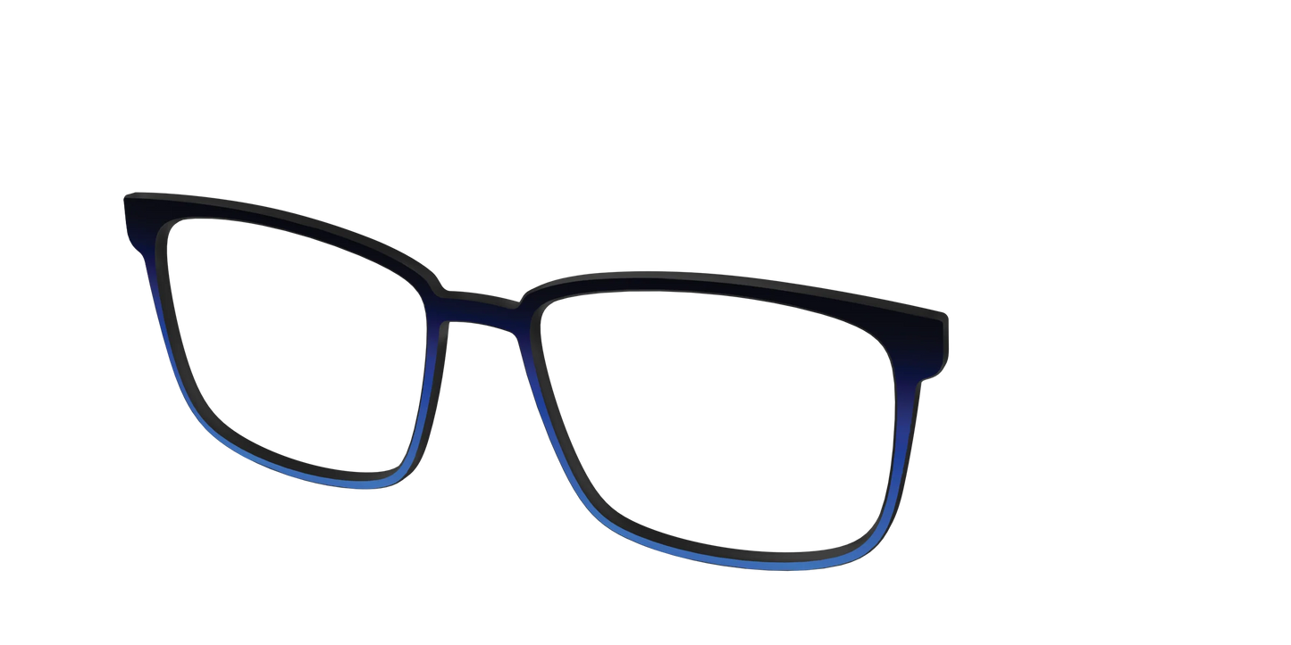 The Black to Blueberry Gradient