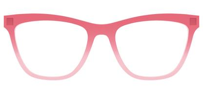 The Red to Coral Gradient Crystal