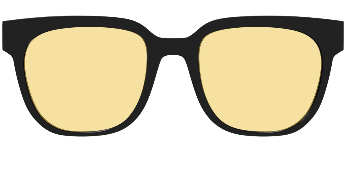 The Black With Citrine Yellow Lens