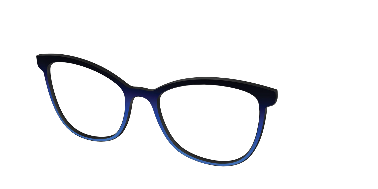 The Black to Blueberry Gradient
