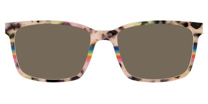 The Polarized Prism Split Tortoise Sun Top