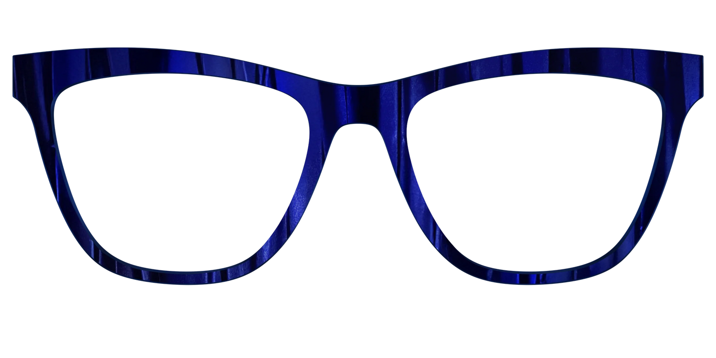 The Indigo Moire Stripes