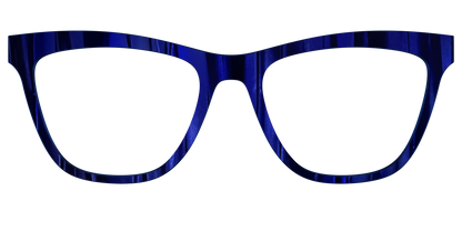 The Indigo Moire Stripes