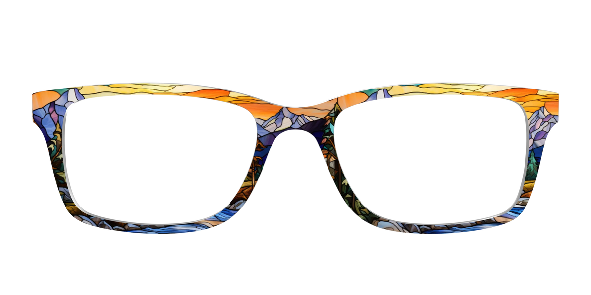 The Mountainscape Stained Glass
